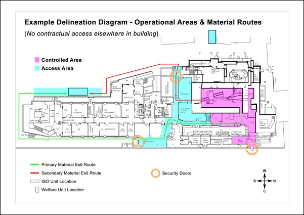 Delineation Diagrams, Access Routes, Controlled Areas ...